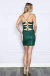 Load image into Gallery viewer, LA Merchandise LAY9210 Short Sequined Party Dress - - LA Merchandise
