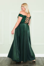Load image into Gallery viewer, La Merchandise LAYW1112 Plus Size Off Shoulder Special Occasion Dress - - LA Merchandise