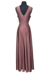 Load image into Gallery viewer, Simple V-neck Stretchy Ivory Bridal Evening Gown LAF5242B - - LAF