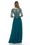 Load image into Gallery viewer, La Merchandise LN8171 Classy Embroidered Modest Long Sleeve MOB Gown - - LA Merchandise