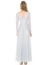 Load image into Gallery viewer, La Merchandise Simple Long Sleeve Modest Bridesmaids Dress- LN5234 - - LA Merchandise
