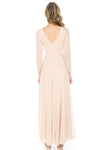 Load image into Gallery viewer, La Merchandise Simple Long Sleeve Modest Bridesmaids Dress- LN5234 - - LA Merchandise