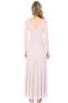 Load image into Gallery viewer, La Merchandise Simple Long Sleeve Modest Bridesmaids Dress- LN5234 - - LA Merchandise