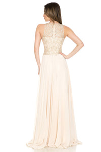 La Merchandise Sleeveless Embroidered Evening MOB Dress - LN8169 - - LA Merchandise