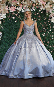 Sleeveless Pleated Quinceañera Ball Gown - LA156 - - LA Merchandise