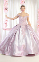 Load image into Gallery viewer, Sleeveless Pleated Quinceañera Ball Gown - LA156 - LILAC - LA Merchandise