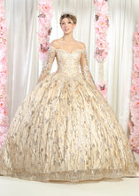 Load image into Gallery viewer, Long Sleeve Quince Ball Gown - LA162