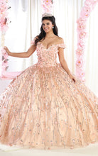 Load image into Gallery viewer, Pus Size Floral Ball Gown - LA167