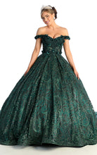 Load image into Gallery viewer, Off Shoulder Quinceanera Ball Gown - LA169
