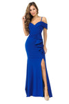 Load image into Gallery viewer, La Merchandise LN5206 Classy Red Carpet Off Shoulder Bridesmaids Dress - ROYAL BLUE - LA Merchandise