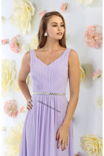 Load image into Gallery viewer, La Merchandise LA1400 Sleeveless Chiffon Simple Bridesmaids Dresses - - LA Merchandise