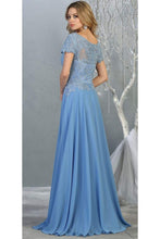 Load image into Gallery viewer, La Merchandise LA1763 Classic Short Sleeve Mother Of Bride Formal Gown - - LA Merchandise