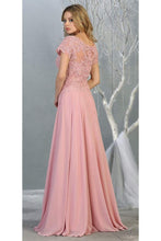 Load image into Gallery viewer, La Merchandise LA1763 Classic Short Sleeve Mother Of Bride Formal Gown - - LA Merchandise