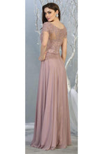 Load image into Gallery viewer, La Merchandise LA1763 Classic Short Sleeve Mother Of Bride Formal Gown - - LA Merchandise