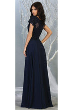 Load image into Gallery viewer, La Merchandise LA1763 Classic Short Sleeve Mother Of Bride Formal Gown - - LA Merchandise