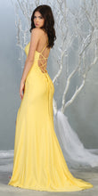 Load image into Gallery viewer, La Merchandise LA1820 Long Simple Sexy Open Back Stretchy Prom Dress - - LA Merchandise