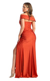 Load image into Gallery viewer, La Merchandise LA1825 Stretchy Off The Shoulder Long Prom Dress - - LA Merchandise