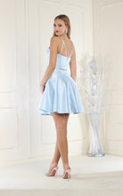Load image into Gallery viewer, La Merchandise LA1864 Simple Satin Sleeveless Short Homecoming Dress - - LA Merchandise