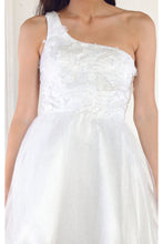 Load image into Gallery viewer, La Merchandise LA1937 Asymmetrical Neckline Short Graduation Dress - - LA Merchandise
