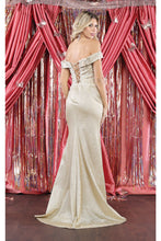 Load image into Gallery viewer, La Merchandise LA1939 Long Off the Shoulder Plus Size Evening Gown - - LA Merchandise