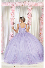 Load image into Gallery viewer, La Merchandise LA195 Sleeveless V Neck Corset Floral Ball Gown - - LA Merchandise
