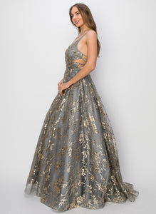 La Merchandise LA2CP3200 Strappy Backless A-Line Prom Dress - - LA Merchandise