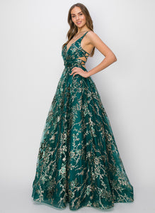 La Merchandise LA2CP3200 Strappy Backless A-Line Prom Dress - - LA Merchandise