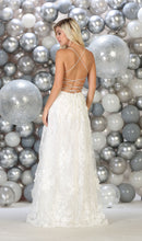 Load image into Gallery viewer, La Merchandise LA7738 Sexy Open Back floral dress with high front slit - - LA Merchandise