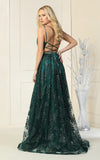 Load image into Gallery viewer, La Merchandise LA7738 Sexy Open Back floral dress with high front slit - - LA Merchandise