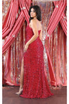 Load image into Gallery viewer, La Merchandise LA7986 Spaghetti Straps V-neck Prom Gown - - Dress LA Merchandise