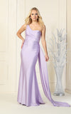 Load image into Gallery viewer, La Merchandise LAA387C One Shoulder Stretchy Long Evening Dress - LILAC - LA Merchandise