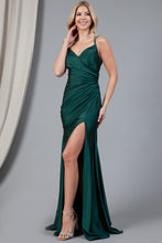 Load image into Gallery viewer, La Merchandise LAA391 Long Simple Stretchy Bridesmaids Gown w/ Slit - - LA Merchandise