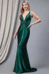 Load image into Gallery viewer, La Merchandise LAA5039 Simple Wholesale Criss Cross Back Long Dress - Emerald Green - LA Merchandise