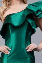 Load image into Gallery viewer, La Merchandise LAA5042 One Shoulder Ruffled Mermaid Formal Prom Dress - - LA Merchandise