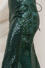 Load image into Gallery viewer, La Merchandise LAA5043 Long Sequin Sexy Open Back Formal Prom Dress - - LA Merchandise