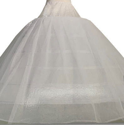 La Merchandise LAHP6 Classic Six Ring Wire Hoop Petticoat Skirt - - LA Merchandise