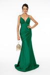 Load image into Gallery viewer, La Merchandise LAS1815 Simple Long Stretchy Mermaid Prom Gown - GREEN - LA Merchandise