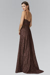 Load image into Gallery viewer, La Merchandise LAS2170 Round Neck Long Lace Open Back Bridesmaid Dress - - LAS