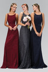 Load image into Gallery viewer, La Merchandise LAS2170 Round Neck Long Lace Open Back Bridesmaid Dress - - LAS