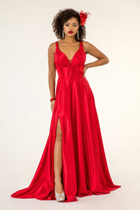 La Merchandise LAS2963 Wholesale Simple Long Satin Bridesmaids Dresses - - LA Merchandise