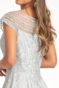 La Merchandise LAS3065 Mother of Bride Chiffon A-Line Formal Gown - - Dresses LA Merchandise