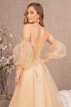 Load image into Gallery viewer, La Merchandise LAS3118 Detachable Puff Sleeves Pageant Gown - - LA Merchandise