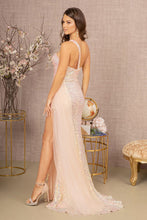 Load image into Gallery viewer, La Merchandise LAS3133 Sequin Glitter Asymmetric Long Dress - - LA Merchandise