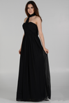 Load image into Gallery viewer, La Merchandise LAY7156 Simple Convertible Bridesmaids Chiffon Dresses - BLACK - LA Merchandise