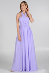Load image into Gallery viewer, La Merchandise LAY7156 Simple Convertible Bridesmaids Chiffon Dresses - LILAC - LA Merchandise