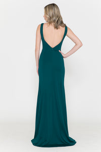 La Merchandise LAY8168 Simple Classic Long Bridesmaids Dress - LAY8168 - - LA Merchandise