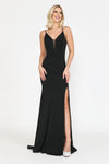 Load image into Gallery viewer, La Merchandise LAY8360 Sexy Simple Stretchy Open Back Formal Gown - BLACK - LA Merchandise
