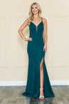 Load image into Gallery viewer, La Merchandise LAY8360 Sexy Simple Stretchy Open Back Formal Gown - EMERALD GREEN - LA Merchandise