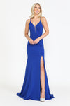 Load image into Gallery viewer, La Merchandise LAY8360 Sexy Simple Stretchy Open Back Formal Gown - ROYAL BLUE - LA Merchandise