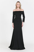 Load image into Gallery viewer, La Merchandise LAY8378 Modest Long Sleeve Simple Bridesmaids Dresses - BLACK - LA Merchandise